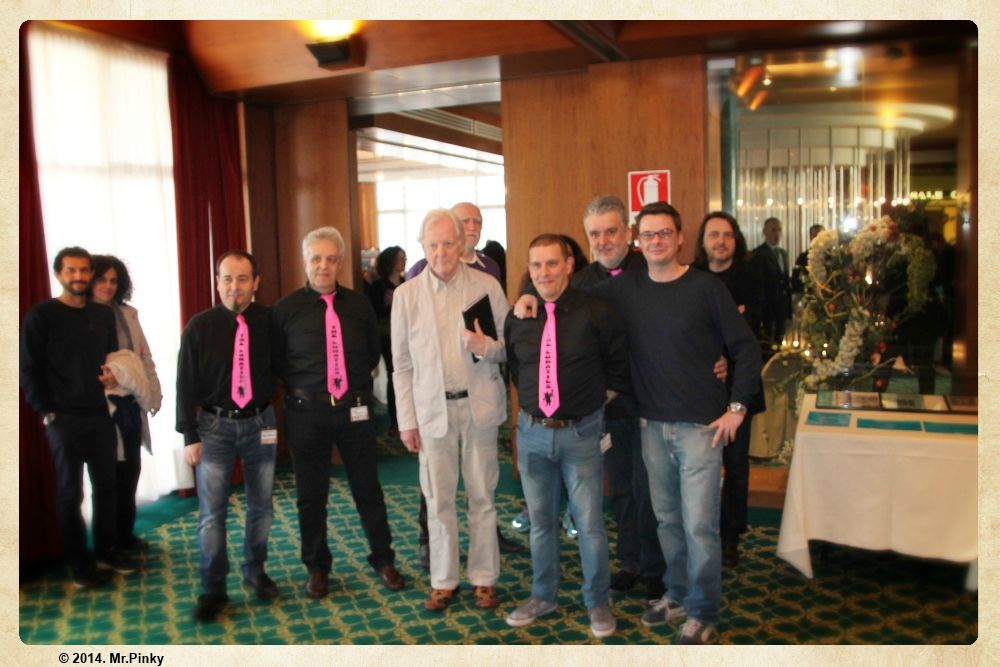 l'inaugurazione: Adrian Maben con The Lunatics e Riccardo Bertoncelli