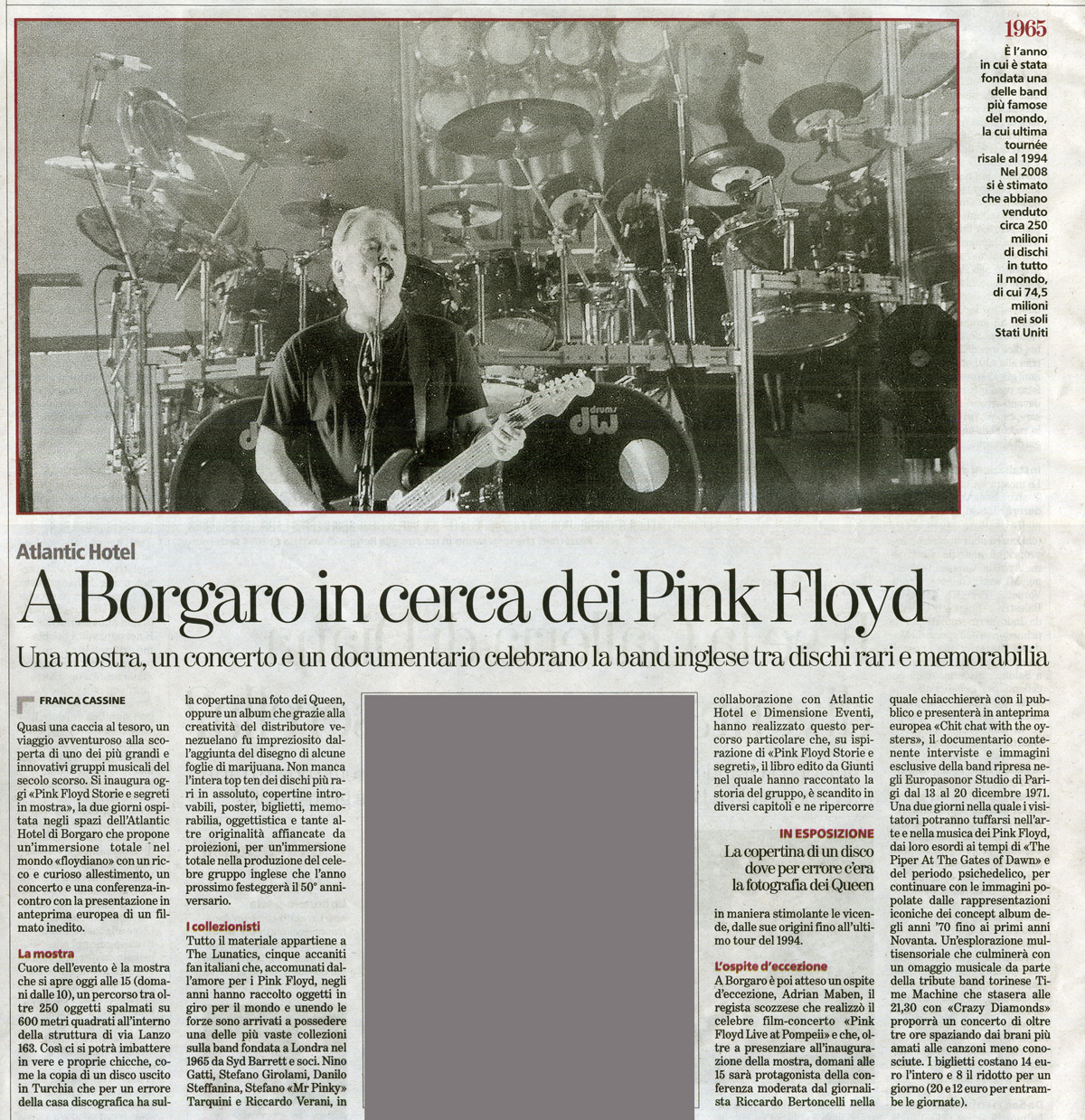 The Lunatics events - TORINO 2014 - La Stampa 29 mar 2014 review