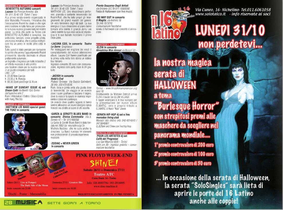 The Lunatics Expo - TORINO NOV. 2011 - News Spettacolo Torino n.853 site review