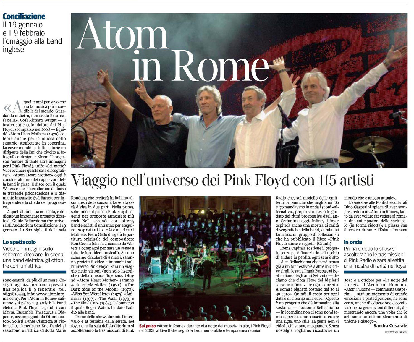 The Lunatics Expo - ROMA 2013 - Il Corriere della Sera ed. Roma 11-01 review