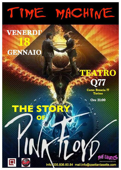 THE STORY OF PINK FLOYD - TIME MACHINE @ THE RIGHT SIDE OF THE MOOD - 18 GENNAIO 2019  TORINO