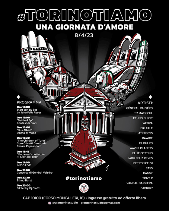 I 50 ANNI DI THE DARK SIDE OF THE MOON 'TORINO TI AMO' - TORINO 8 Apr. 2023