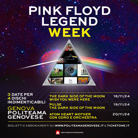 THE LUNATICS IN MOSTRA @ PINK FLOYD LEGEND WEEK - Genova 18-19-20 nov. 20244