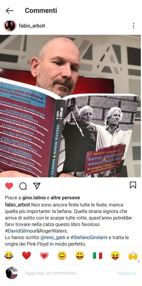 Book. Gilmour & Waters - Fabio Arboit di Radio Capital (dic 2020)